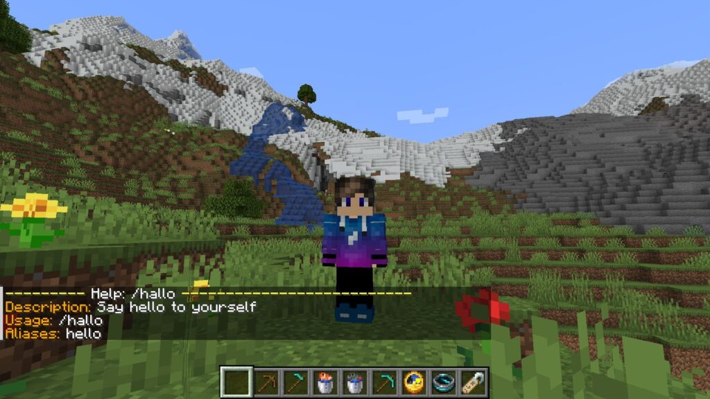 Minecraft-Plugin Hilfe anzeigen